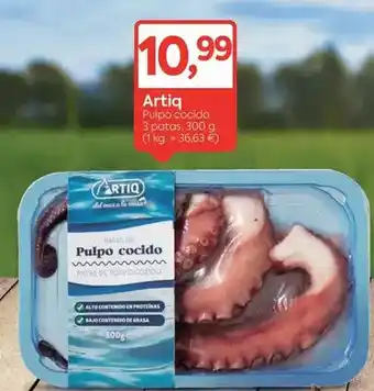 Suma Supermercados Artiq - pulpo cocido oferta