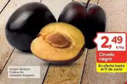 Suma Supermercados Origen - ciruela negra oferta