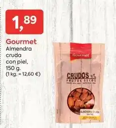 Suma Supermercados Gourmet - almendra cruda con piel oferta