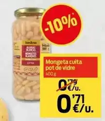 bonÀrea Mongeta cuita pot de vidre oferta