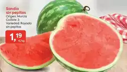 Suma Supermercados Origen - sandía sin pepitas oferta