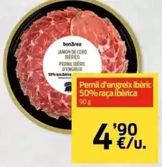 bonÀrea Jamon de cebo iberico oferta