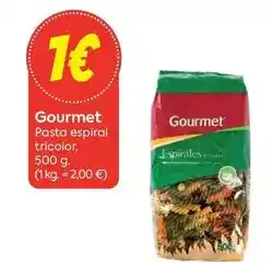 Suma Supermercados Gourmet - pasta espiral tricolor oferta