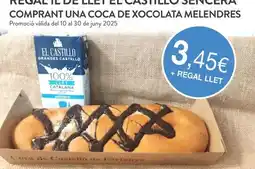 Plusfresc Melendres - comprant una coca de xocolata oferta