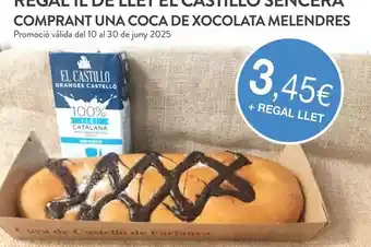 Plusfresc Melendres - comprant una coca de xocolata oferta