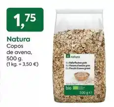 Suma Supermercados Natura - copos de avena oferta