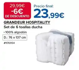 Costco Set de 6 toallas ducha oferta