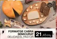 Plusfresc Delicias - formatge cabra semicurat oferta