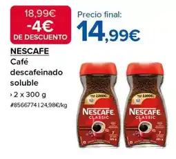 Costco Nescafé - café descafeinado soluble oferta
