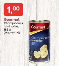 Suma Supermercados Gourmet - champiñones laminados oferta