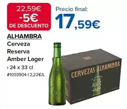 Costco Alhambra - cerveza reserva amber lager oferta