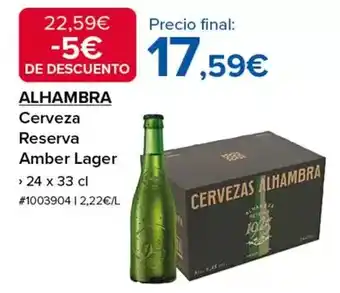 Costco Alhambra - cerveza reserva amber lager oferta