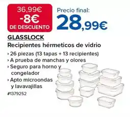Costco Recipientes hermeticos de vidrio oferta