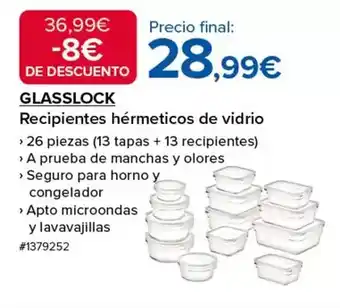 Costco Recipientes hermeticos de vidrio oferta