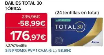 Costco Total - dailies 30 tónica oferta