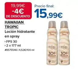 Costco Hawaiian tropic - locion hidratante en spray oferta