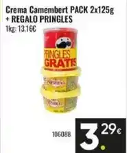 Family Cash Pringles - crema camembert pack 2x oferta