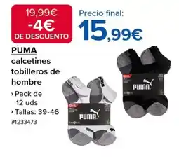 Costco Puma - calcetines tobilleros de hombre oferta