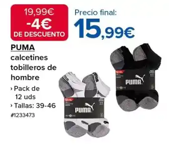 Costco Puma - calcetines tobilleros de hombre oferta