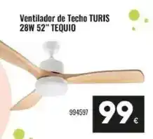 Family Cash Tequio - ventilador de techo turis 28w 52 oferta