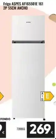 Family Cash Aspes - frigo af165501e 161 2p 55cm ancho oferta