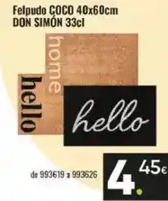 Family Cash Felpudo coco 40x60cm don simón oferta