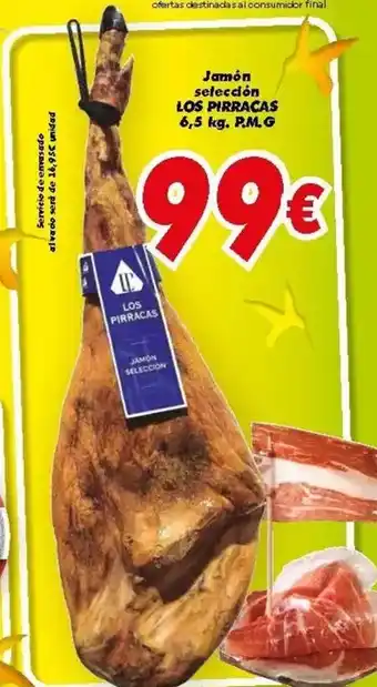Supermercados Piedra Seleccion - jamon secadora oferta