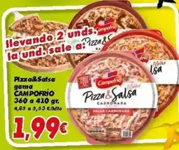 Supermercados Piedra Campofrío - pizza&salsa gama oferta