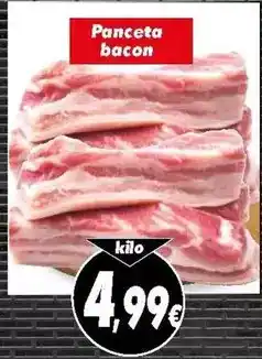 Supermercados Piedra Panceta bacon oferta