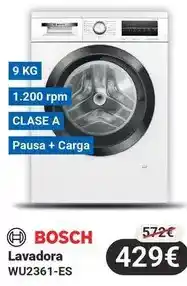 Centro Hogar Sanchez Bosch - lavadora wu2361-es oferta