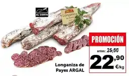 Masymas Argal - longaniza de payes oferta