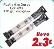 Supermercados Piedra Duroc - fuet extra ouroc oferta