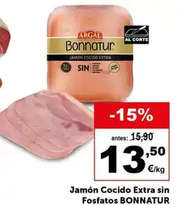 Masymas Bonnatur - jamon cocido extra sin fosfatos oferta
