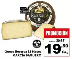 Masymas García baquero - queso reserva 12 meses oferta