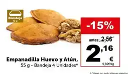 Masymas Empanadilla huevo y atún oferta