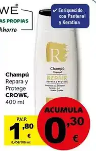 Masymas Crowe - champú repara y protege oferta