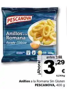 Masymas Pescanova - anillos a la romana sin gluten oferta