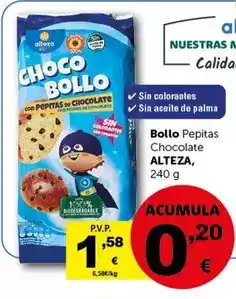 Masymas Alteza - bollo pepitas chocolate oferta