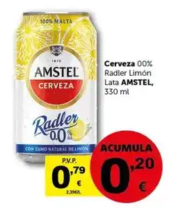 Masymas Amstel - cerveza 00% radler limon oferta