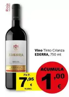 Masymas Ederra - vino tinto crianza oferta