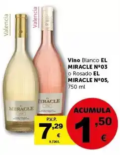 Masymas Blanco - vino el miracle n03 o rosado el miracle n05 oferta