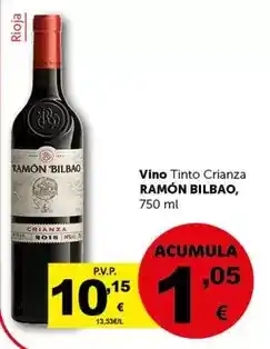 Masymas Ramón bilbao - vino tinto crianza oferta