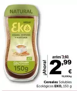 Masymas Nestlé - cereales solubles ecologicos oferta