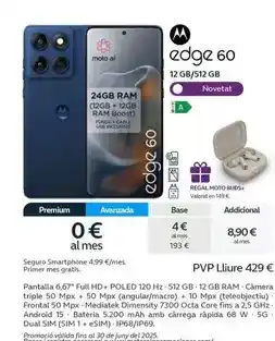 Movistar Motorola - edge 60 oferta