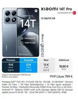 Movistar Xiaomi - 14t pro oferta
