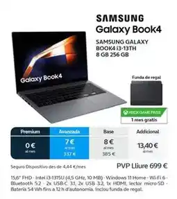 Movistar Samsung - galaxy book4 oferta