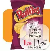 Cuevas Cash Ruffles - patatas jamon oferta