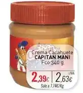 Cuevas Cash Capitán - crema cacahuete oferta