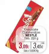 Cuevas Cash Nestlé - chocolate c/almendras oferta