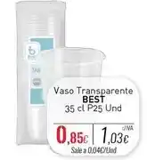 Cuevas Cash Best - vaso transparente oferta